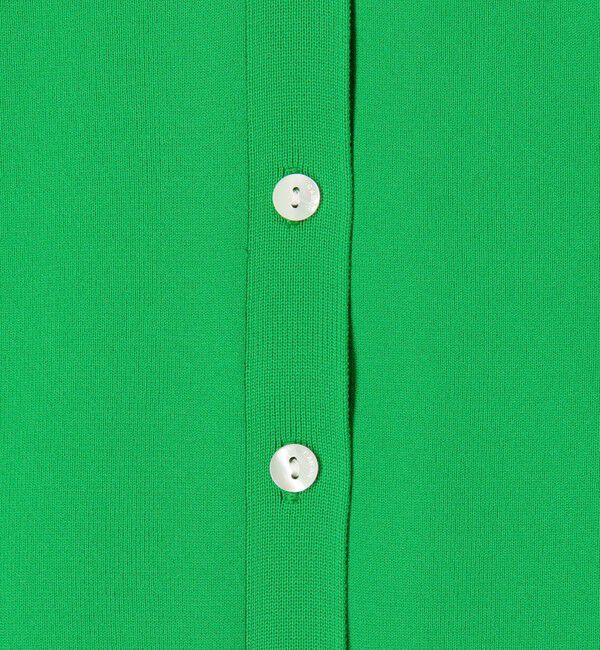 CABaN「ファインポリエステル ハーフスリーブポケットカーディガン」|カーディガン|