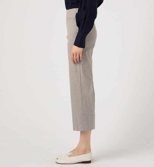 GALERIE VIE「コットンリネンストレッチ セミワイドクロップドパンツ」|その他|