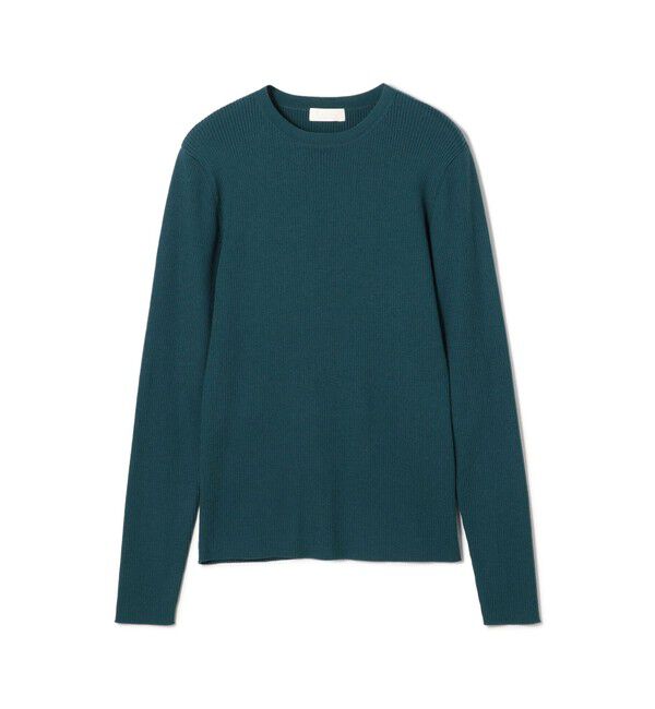 Ballsey「スーパーエクストラファインウールリブ クルーネックプルオーバー」|ニット・セーター|67 ダークブルー