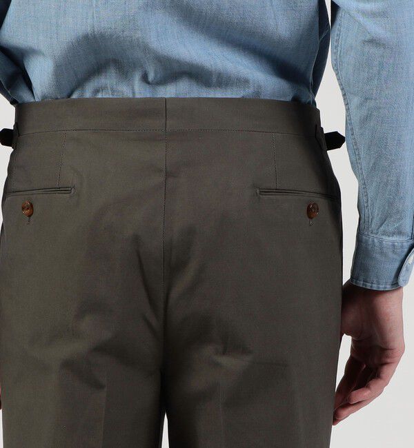 TOMORROWLAND MENS「コットン イン2プリーツスラックス BRADFORD SYSTEM」|スラックス|