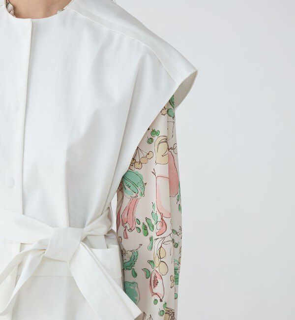 TOMORROWLAND collection「コットンカツラギ ベルテッドジレ」|ベスト・ジレ|