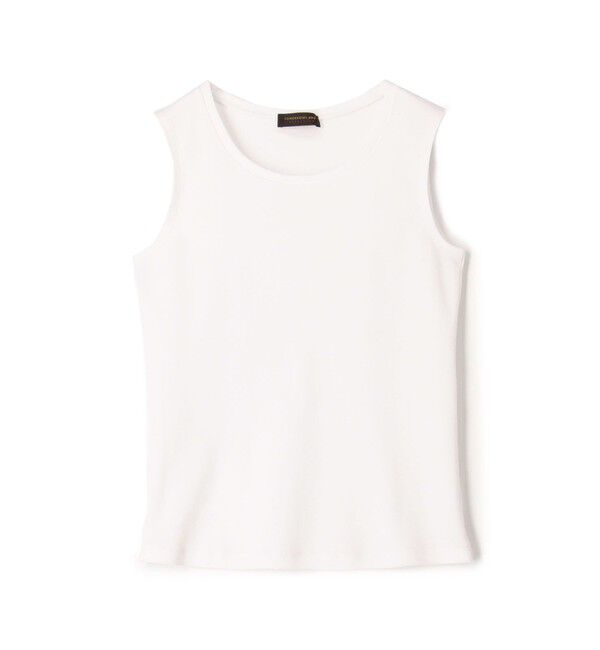 TOMORROWLAND collection「ブライトフライス タンクトップ」|タンクトップ|11 ホワイト