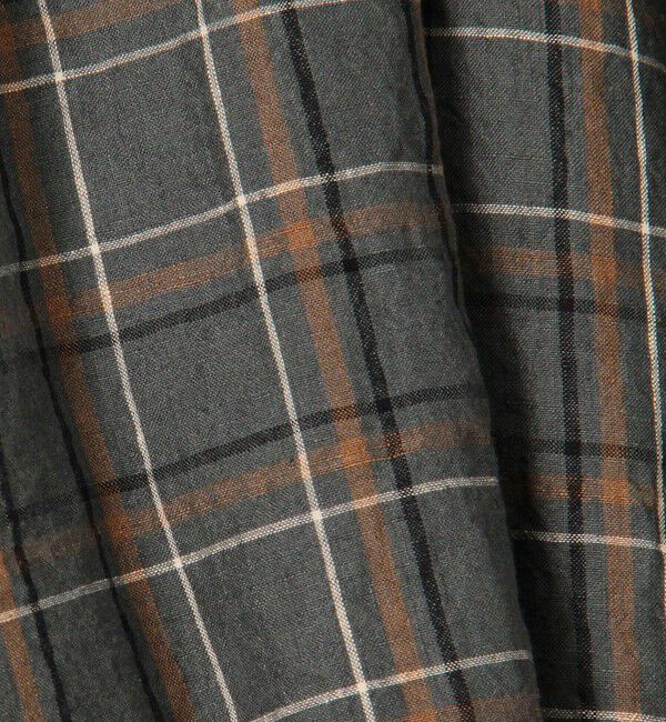 GALERIE VIE「ランダムリネン フレアハーフパンツ」|キュロット|