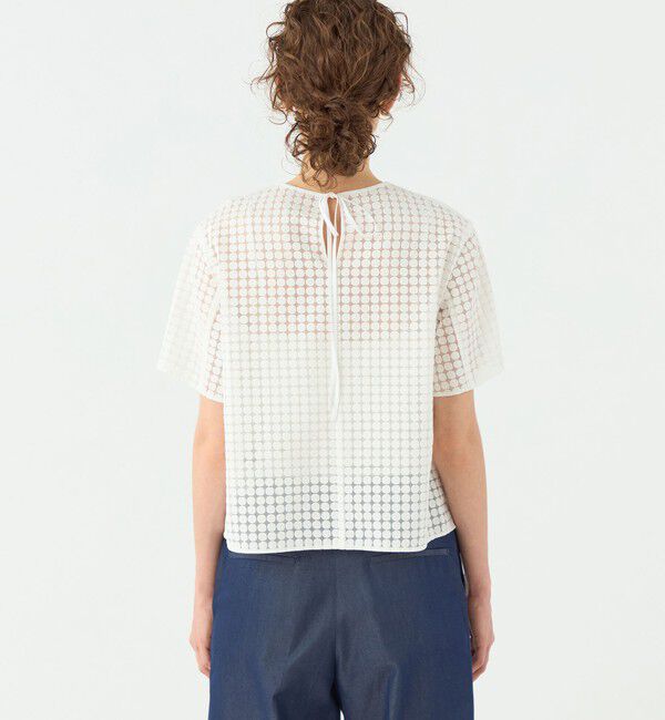 TOMORROWLAND collection「ピッコロドット ハーフスリーブブラウス」|シャツ・ブラウス|