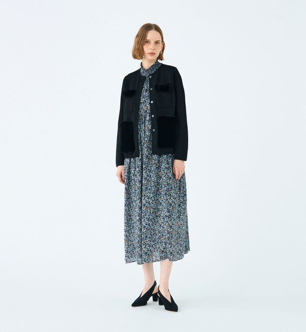 Ballsey「ウールポリエステルミラノリブ 4ポケットカーディガン」|カーディガン|