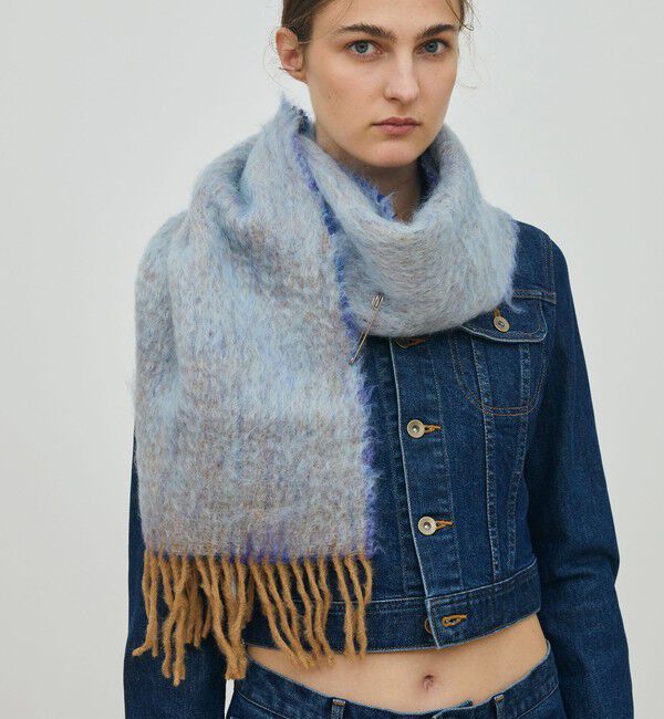 TOMORROWLAND GOODS「814 EZCARAY Coco モヘヤストール」|マフラー|