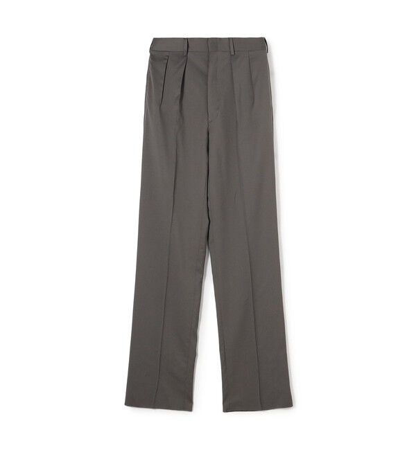 TOMORROWLAND BUYING WEAR「BERNARD ZINS H8 ウール 2プリーツトラウザーズ」|スラックス|15 グレー