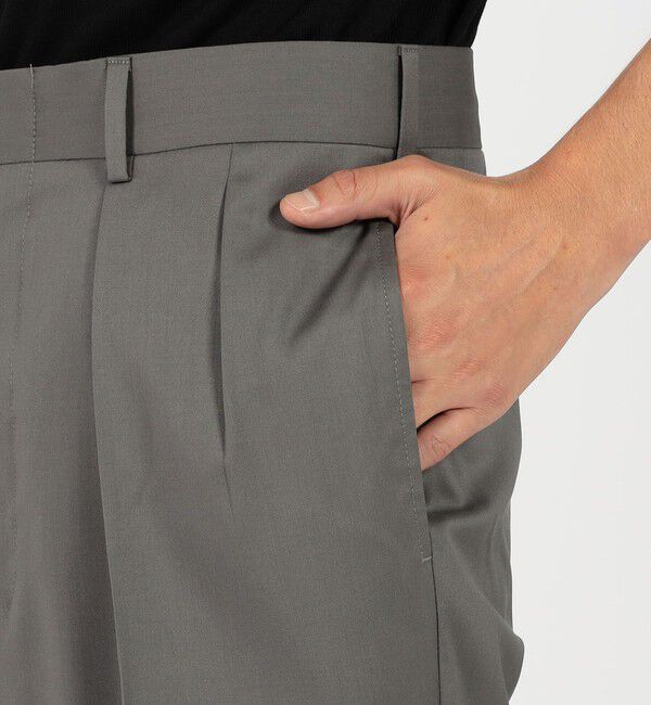 TOMORROWLAND BUYING WEAR「BERNARD ZINS H8 ウール 2プリーツトラウザーズ」|スラックス|