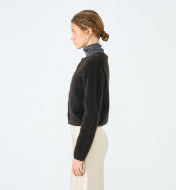 Ballsey「フラッフィーヤーン クルーネックカーディガン」|カーディガン|