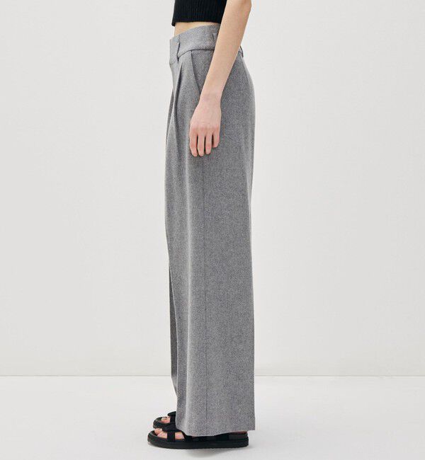 JAMES PERSE「ウールカシミヤブレンド プリーツトラウザーパンツ WWWF1096」|スラックス|