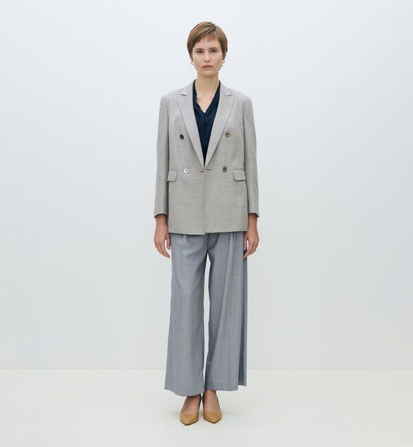 TOMORROWLAND collection「JERSELY ダブルブレストジャケット」|テーラードジャケット|