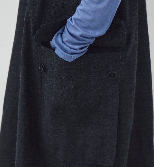 TOMORROWLAND GOODS「HAVERSACK リネンウール ジャンパースカート」|ジャンパースカート|