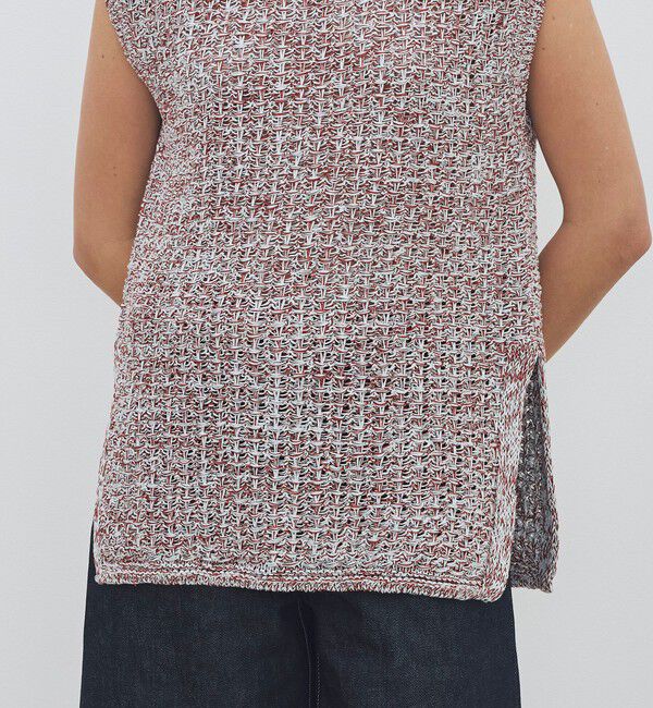 DES PRES「ギマコットン ボートネックベスト」|ニット・セーター|