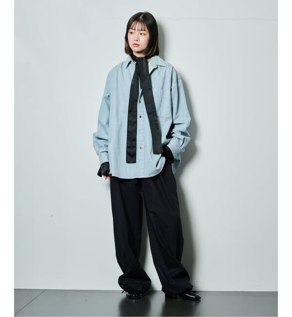  「SATIN RIBBON ブラウス」|シャツ・ブラウス|