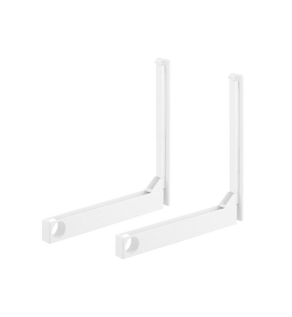 journal standard Furniture「《WEB限定》【tower/タワー】ウォール折り畳み物干し竿ホルダー2個組」|トイレタリー・ランドリーグッズ|