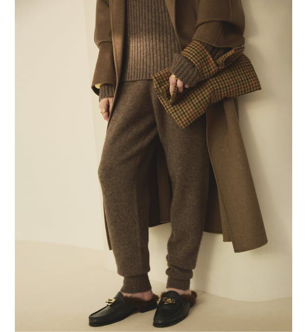 VERMEIL par iena「wool yak mix Knit パンツ」|その他|