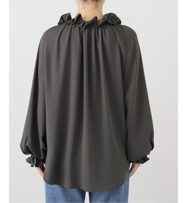 IENA「襟フリルブラウス」|シャツ・ブラウス|