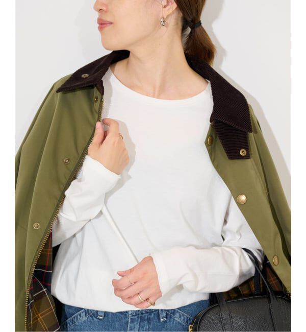 SLOBE IENA「《WEB限定》天竺ベーシックロンTEE」|Tシャツ・カットソー|