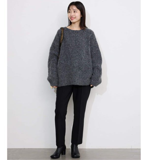 SLOBE IENA「《吸湿発熱/追加》CIRCULATE WARM スティックパンツ」|スラックス|