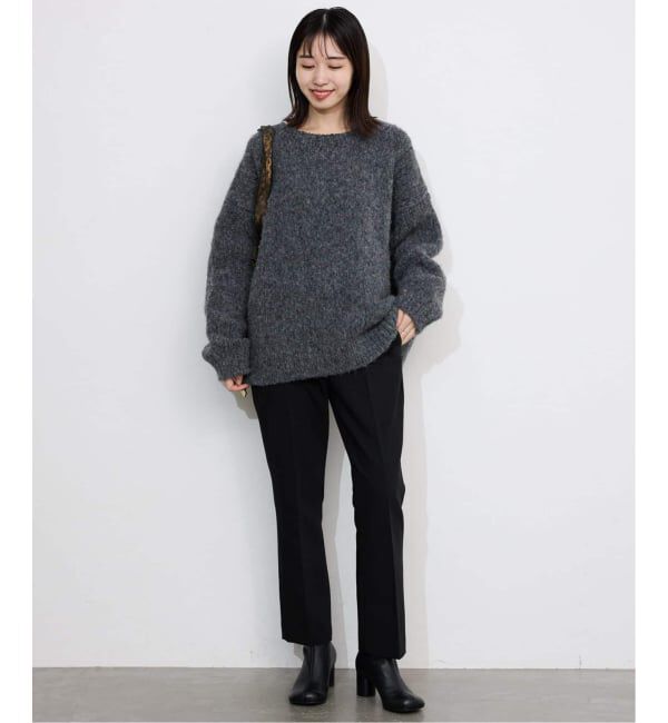 SLOBE IENA「《吸湿発熱/追加》CIRCULATE WARM スティックパンツ」|スラックス|