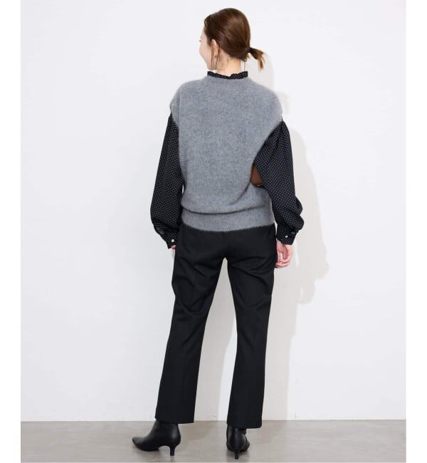 SLOBE IENA「《吸湿発熱/追加》CIRCULATE WARM スティックパンツ」|スラックス|