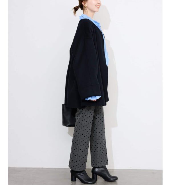 SLOBE IENA「《吸湿発熱/追加》CIRCULATE WARM スティックパンツ」|スラックス|