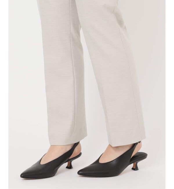 SLOBE IENA「《吸湿発熱/追加》CIRCULATE WARM スティックパンツ」|スラックス|