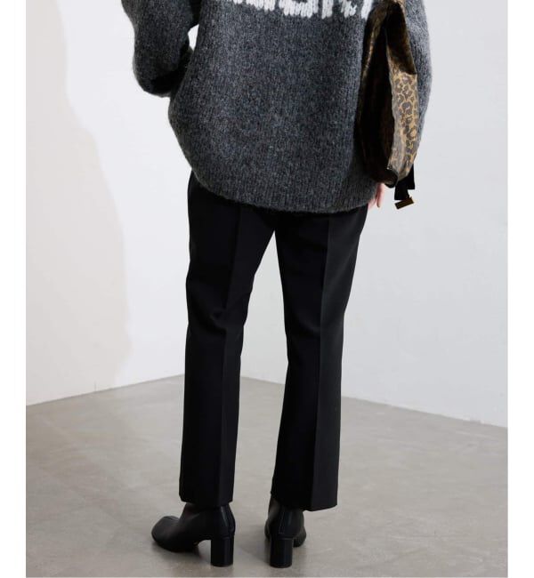 SLOBE IENA「《吸湿発熱/追加》CIRCULATE WARM スティックパンツ」|スラックス|