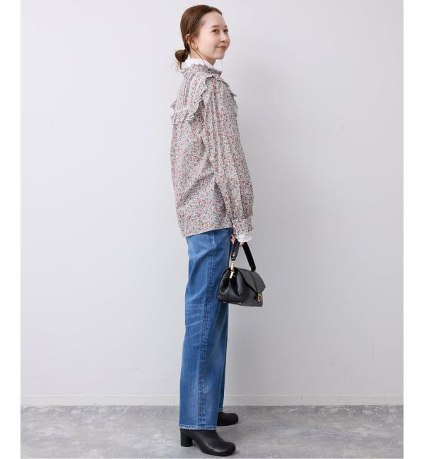 SLOBE IENA「Petit Flower フリルブラウス」|シャツ・ブラウス|