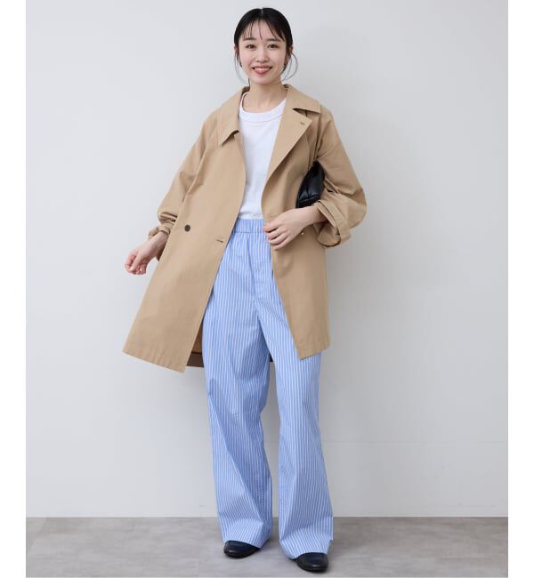 SLOBE IENA「ストライプパジャマパンツ」|スラックス|