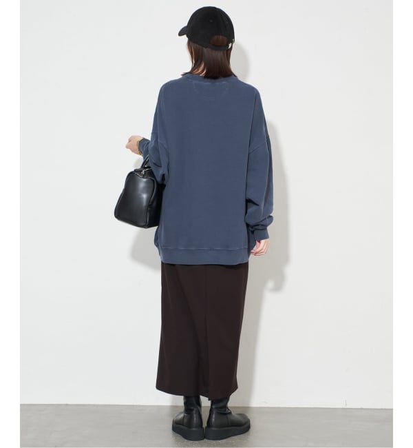 SLOBE IENA「《WEB限定/追加》ビックシルエットピグメント裏毛プルオーバー」|スウェット・ジャージ|