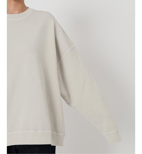 SLOBE IENA「《WEB限定/追加》ビックシルエットピグメント裏毛プルオーバー」|スウェット・ジャージ|