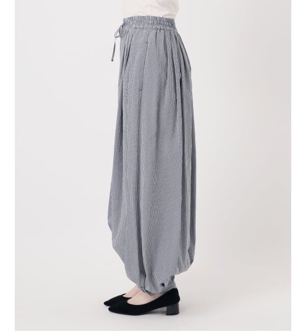 IENA LA BOUCLE「IENA LA BOUCLE ギンガムチェックバルーンレッグパンツ」|その他|