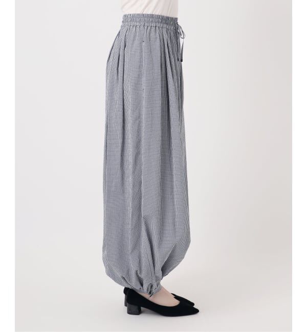 IENA LA BOUCLE「IENA LA BOUCLE ギンガムチェックバルーンレッグパンツ」|その他|