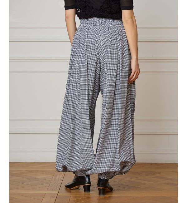 IENA LA BOUCLE「IENA LA BOUCLE ギンガムチェックバルーンレッグパンツ」|その他|