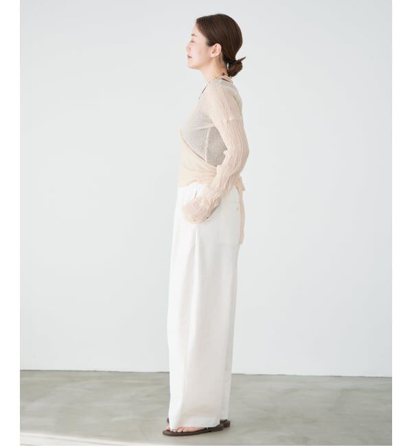 IENA「《予約》LES ATELIERS FRANCAIS DE CONFECTION Cache Coeur PE26JPCACHE」|シャツ・ブラウス|