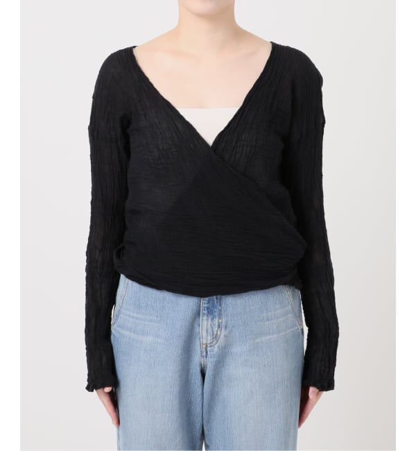 IENA「《予約》LES ATELIERS FRANCAIS DE CONFECTION Cache Coeur PE26JPCACHE」|シャツ・ブラウス|