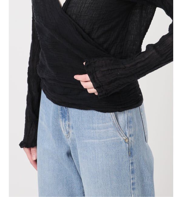 IENA「《予約》LES ATELIERS FRANCAIS DE CONFECTION Cache Coeur PE26JPCACHE」|シャツ・ブラウス|