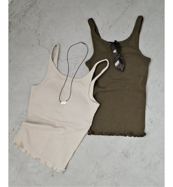 SLOBE IENA「PALM/パーム SLOBE別注 2SETキャミソール」|インナー|