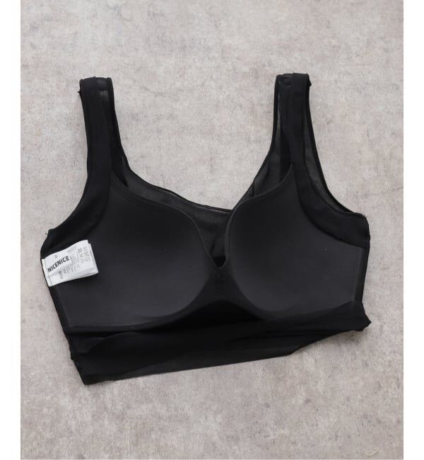 IENA「NICENICE MOMENT/ナイスナイスモーメント MESH BRA TANK NNM3-25S-012」|インナー|