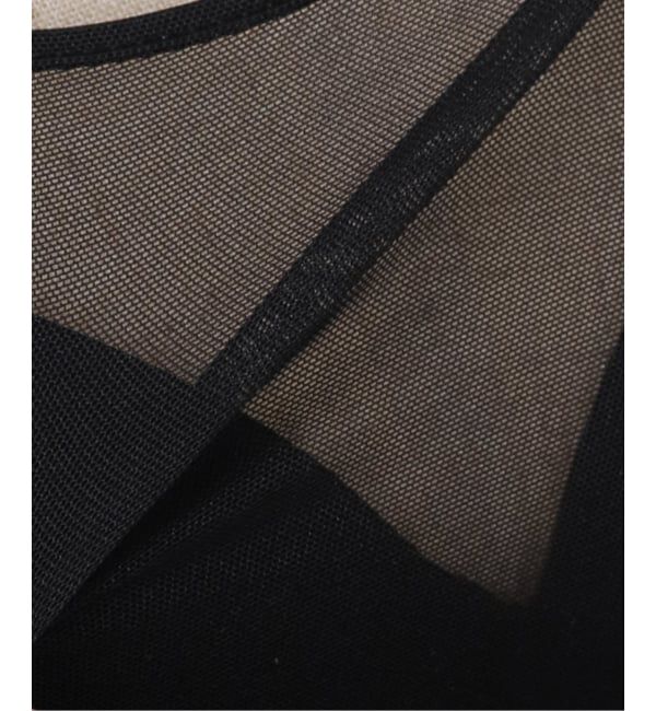 IENA「NICENICE MOMENT/ナイスナイスモーメント MESH BRA TANK NNM3-25S-012」|インナー|