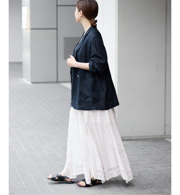 IENA「《追加5予約》コットンレーススカート」|スカート|