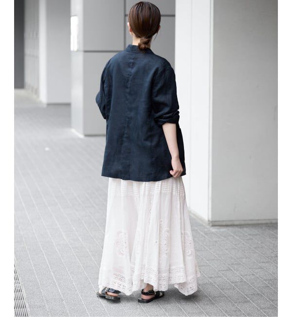 IENA「《追加5予約》コットンレーススカート」|スカート|