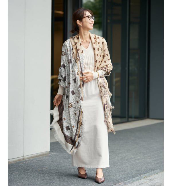 VERMEIL par iena「《追加予約》PIERRE LOUIS MASCIA ピエール ルイマーシャScarf 135x194cm 517317/101」|バンダナ・スカーフ|