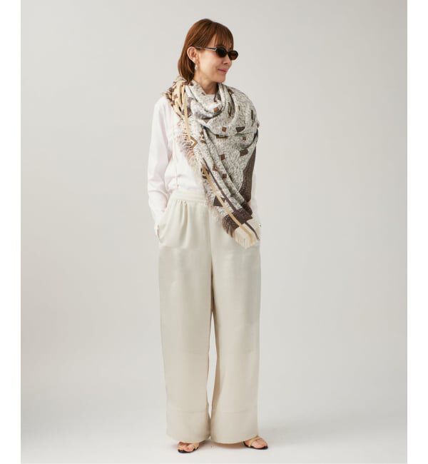 VERMEIL par iena「《追加予約》PIERRE LOUIS MASCIA ピエール ルイマーシャScarf 135x194cm 517317/101」|バンダナ・スカーフ|