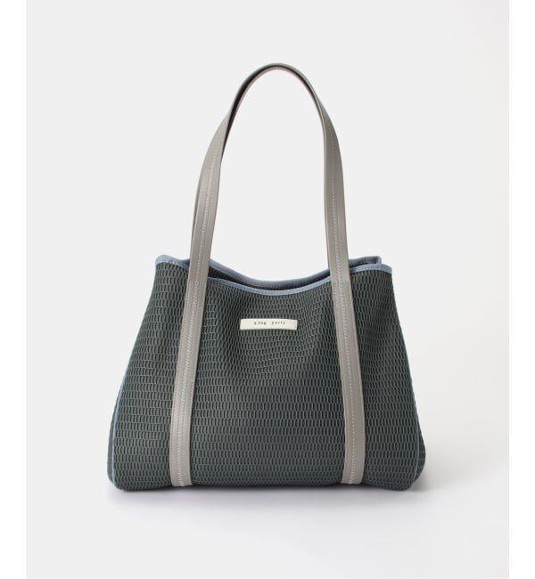 IENA「qbag paris/キューバッグ パリ nest zip L バッグ NEST-L-ZIP」|トートバッグ|グレー