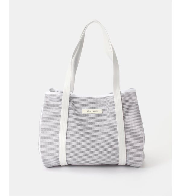 IENA「qbag paris/キューバッグ パリ nest zip L バッグ NEST-L-ZIP」|トートバッグ|グレーA