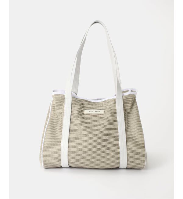 IENA「qbag paris/キューバッグ パリ nest zip L バッグ NEST-L-ZIP」|トートバッグ|ベージュ