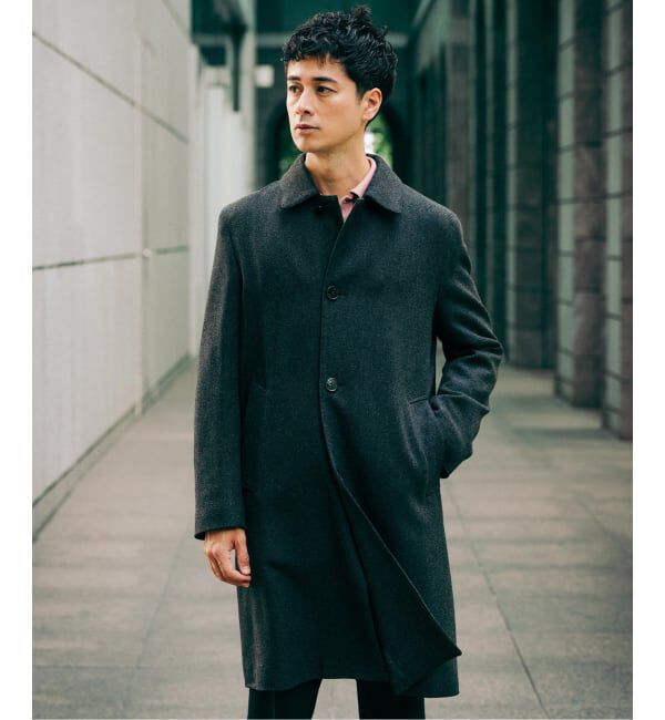 EDIFICE「MACKINTOSH(マッキントッシュ) 別注 DUNKELD/ダンケルド Loro Piana Fabric」|ステンカラーコート|