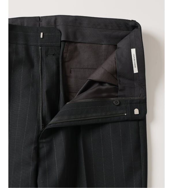 EDIFICE「COUTURE D&rsquo;ADAM (クチュール ド アダム) 別注Officer's Trousers Stripe」|スラックス|